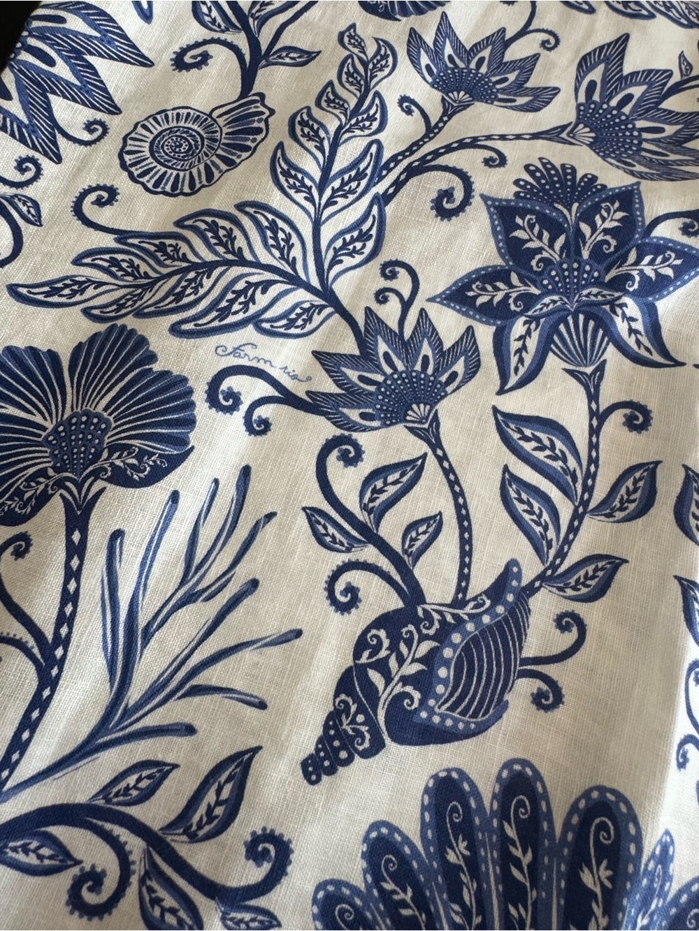 FARM Rio Blue and White Floral Print Dress - Picture 2 of 9